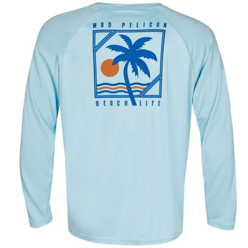 トップス OAMC  SHIRT PELICAN Amazon.com: Mad Pelican Beach Life Sun Kicker Raglan UV T